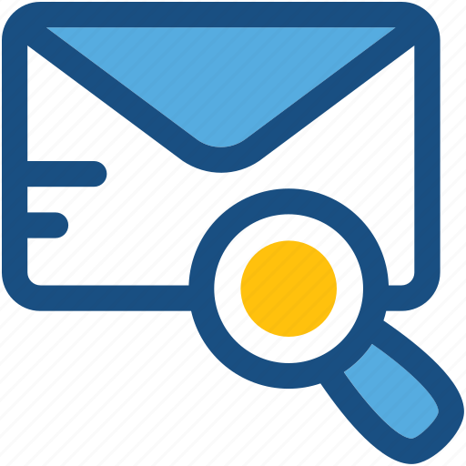Email, envelop, magnifying, search email, searching icon - Download on Iconfinder