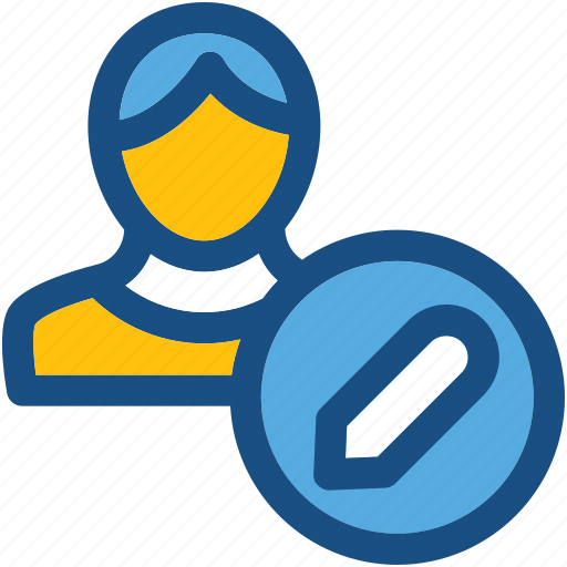 Administrator, edit account, edit profile, edit user, modify account icon - Download on Iconfinder