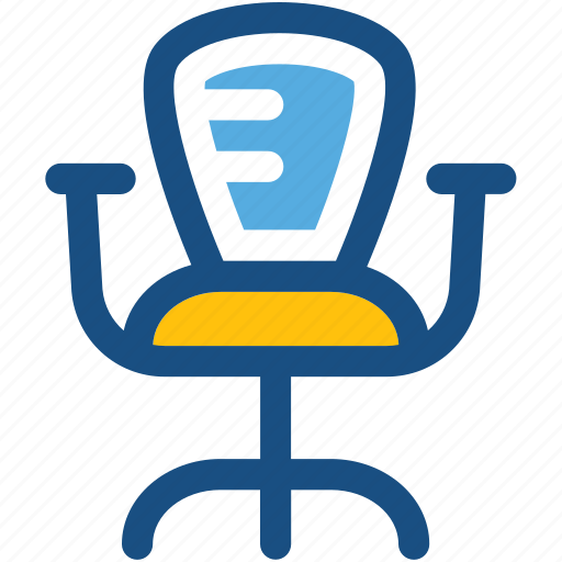 Chair, furniture, office chair, revolving chair, swivel chair icon - Download on Iconfinder