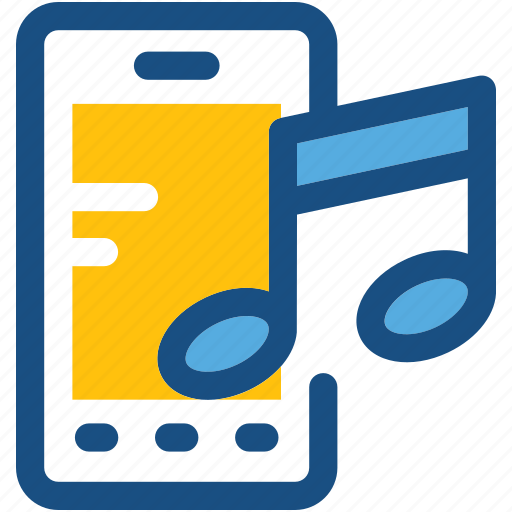 Mobile music, mobile sound, music, music note, sound icon - Download on Iconfinder