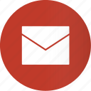 email, circle, communication, envelope, letter, mail, send