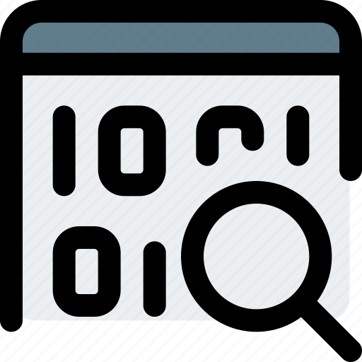 Web, binary, search, apps icon - Download on Iconfinder