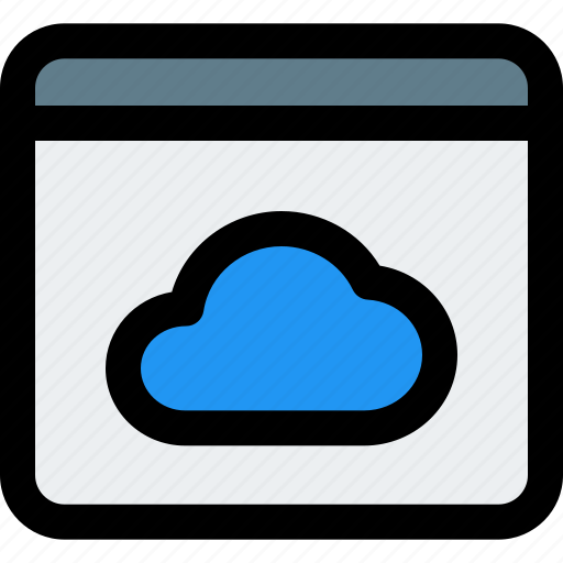 Web, cloud, apps, browser icon - Download on Iconfinder