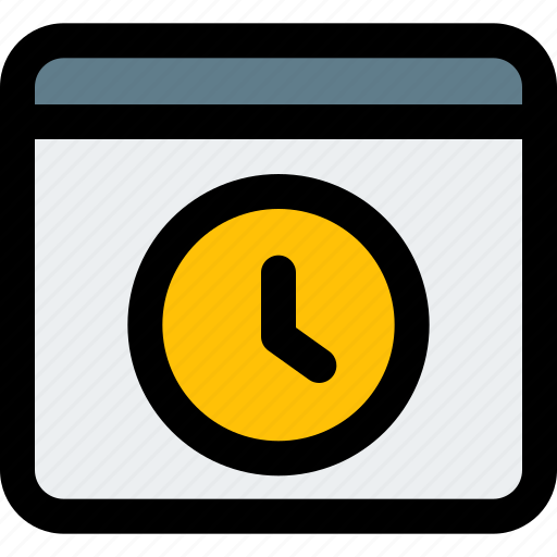 Web, time, apps, browser icon - Download on Iconfinder