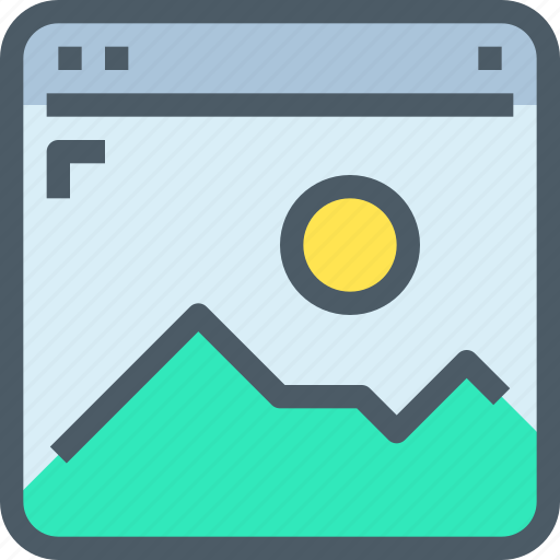Browser, interface, internet, media, photo, web icon - Download on Iconfinder