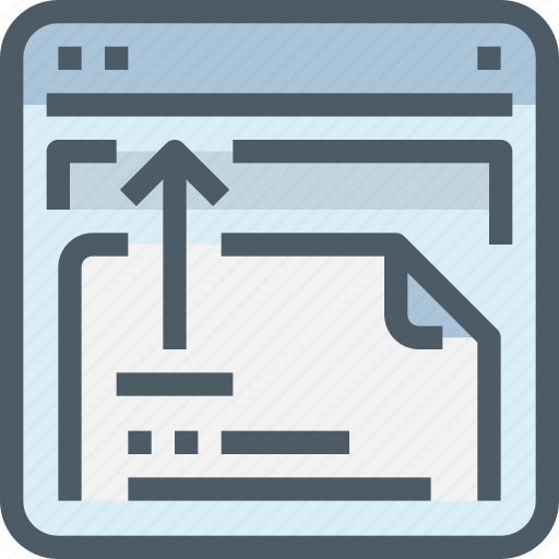 Arrow, browser, document, file, interface, internet, web icon - Download on Iconfinder