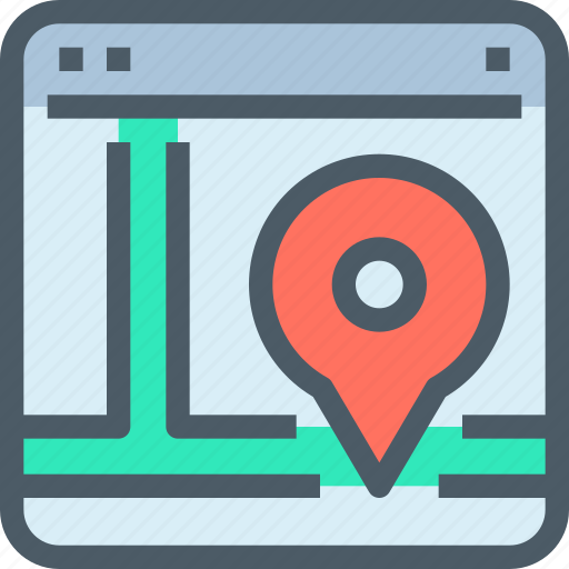 Browser, interface, internet, location, map, web icon - Download on Iconfinder