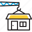 modular, module, construction, structure, house, movable, crane 