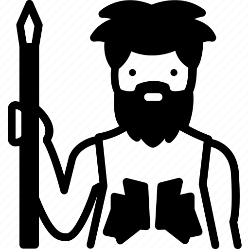 Hunter, huntsman, trapper, early man, caveman, predatory, chasseur icon - Download on Iconfinder