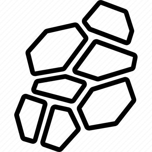 Flagstone, paving slab, pavement, pattern, planch, stone block, floor tile icon - Download on Iconfinder