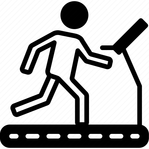 Treadmill, workout, gym, athlete, wellness, active, fitness exercise icon - Download on Iconfinder