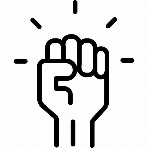 Power, punch, fist, strength, willpower, protest, energy icon - Download on Iconfinder