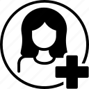 add person, plus, people, friend request, member, arrow down, down arrow