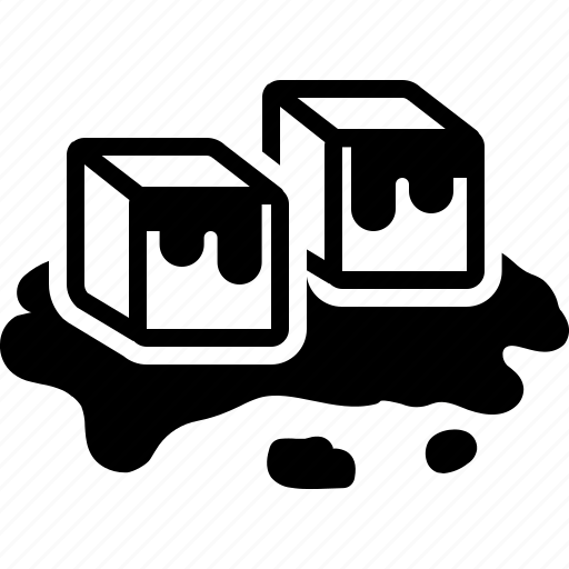 Change, ice, melting, liquid state, transform, liquefied, ice cubes icon - Download on Iconfinder