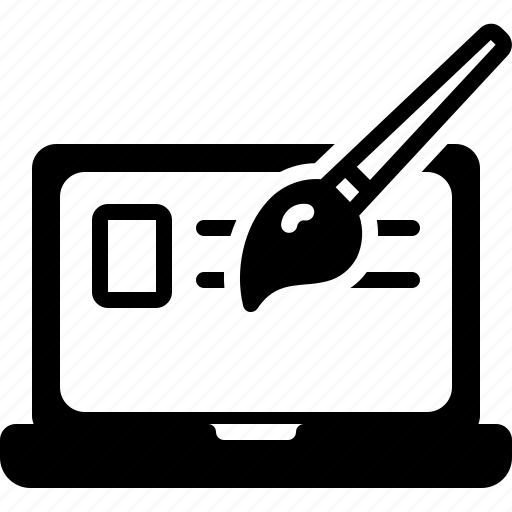 Web design, art, paintbrush, illustration, drawing, creative, designing icon - Download on Iconfinder