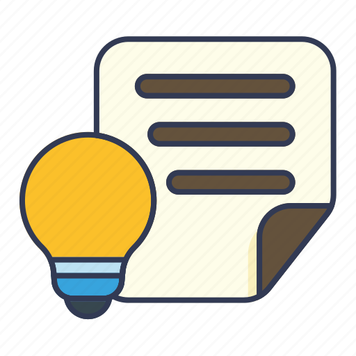 Creative, document, idea, list, plan, process icon - Download on Iconfinder