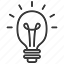 creative, idea, light bulb