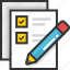 checklist, documents, list, schedule, task 