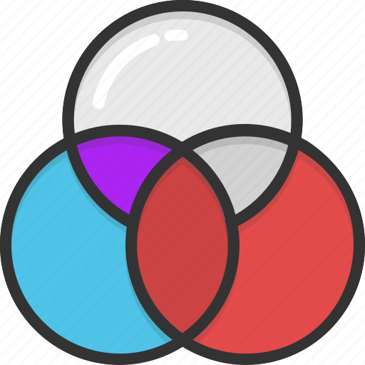 Circle diagram, circle intersection, graphic design, overlap, slide template icon - Download on Iconfinder