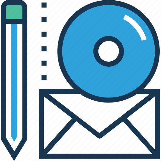 Branding, envelope, letter, multimedia, pencil icon - Download on Iconfinder