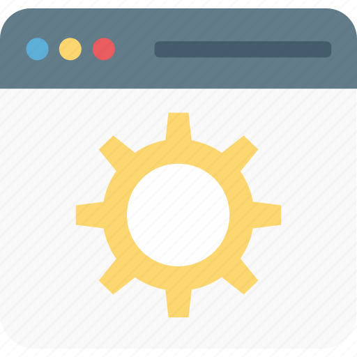 Web settings, preferences, editor, gear, cogwheel icon - Download on Iconfinder