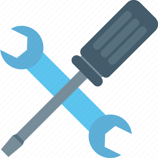 Repair tools, garage tools, spanner, screwdriver, settings icon - Download on Iconfinder
