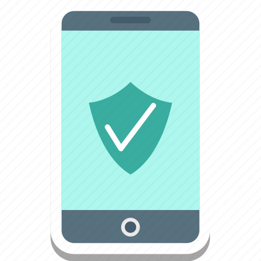 Mobile security, protection, shield, smartphone, defence icon - Download on Iconfinder