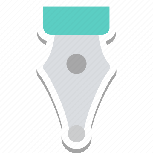 Pen nib, pen tip, pen tool, writing, fountain pen icon - Download on Iconfinder