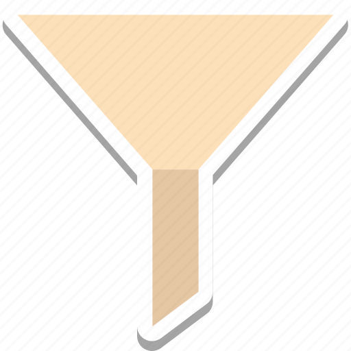 Funnel, filter, pipe, cone, filtering icon - Download on Iconfinder