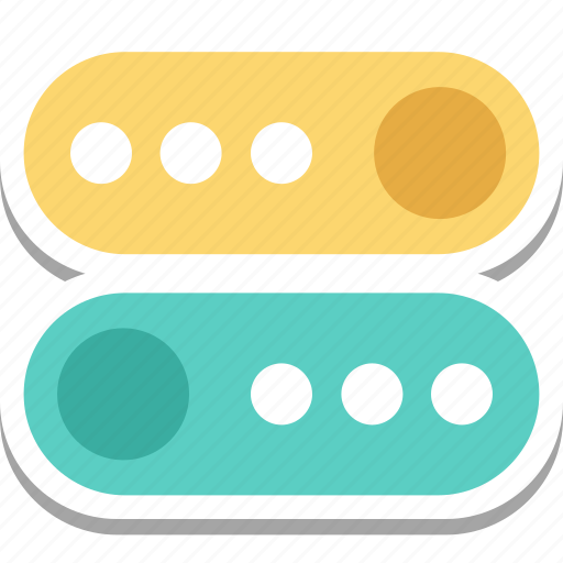 Toggle buttons, tweaks buttons, lever button, buttons, configuration icon - Download on Iconfinder