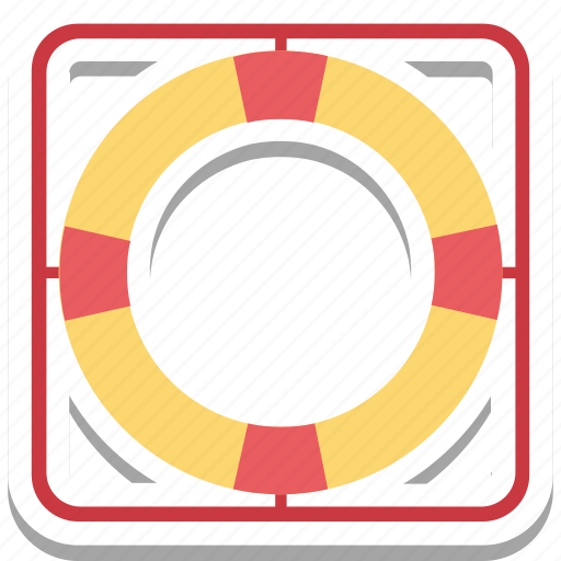 Lifeguard, lifebuoy, lifesaver, ring buoy, life ring icon - Download on Iconfinder