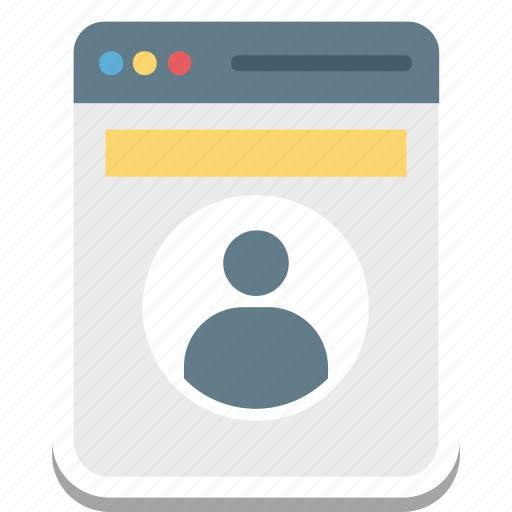 Profile popup, web profile, profile, user details, user icon - Download on Iconfinder
