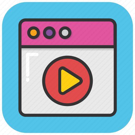 Digital media, media player, online movie, online video, video streaming icon - Download on Iconfinder