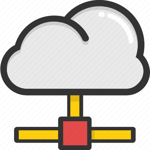 Cloud computing, communication, network access, network hosting, network sharing icon - Download on Iconfinder