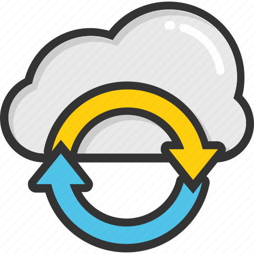 Cloud computing, cloud refresh, cloud service, cloud syncing, data sync icon - Download on Iconfinder