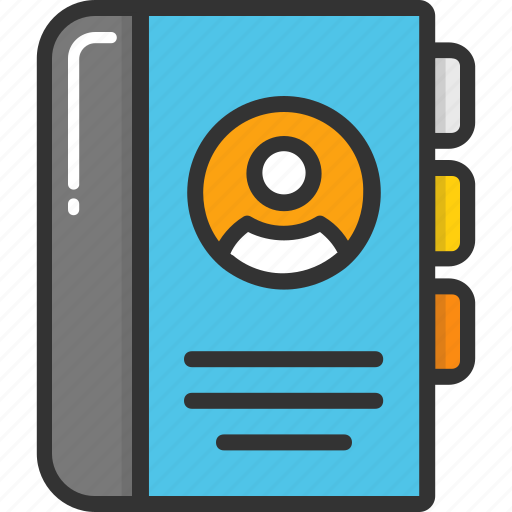 Address book, contacts book, phone book, phone directory, yellow pages icon - Download on Iconfinder