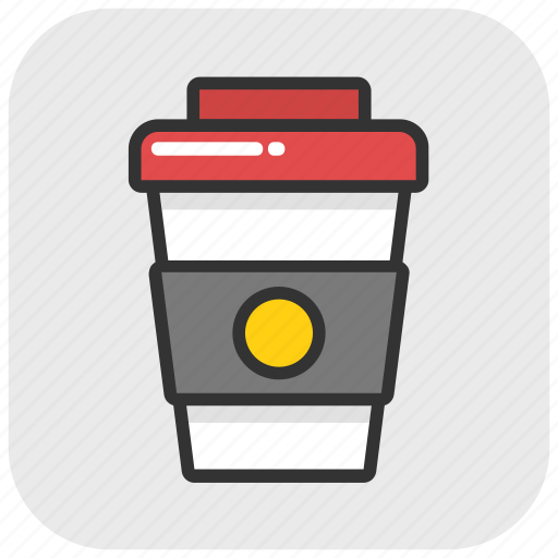 Coffee, coffee cup, disposable cup, paper cup, take away icon - Download on Iconfinder
