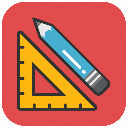 Drafting, drawing tools, measuring, sketching, stationery icon - Download on Iconfinder
