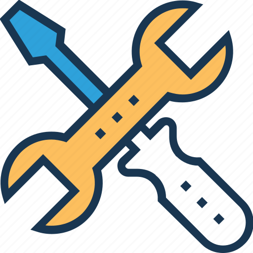 Maintenance, repair, screwdriver, service, spanner icon - Download on Iconfinder