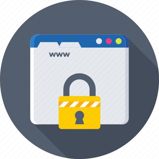 Cybersecurity, internet, lock, web security, website icon - Download on Iconfinder