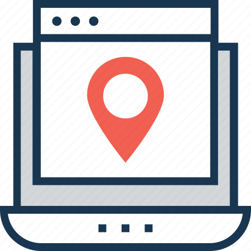 Location, map pin, navigation, online location icon - Download on Iconfinder