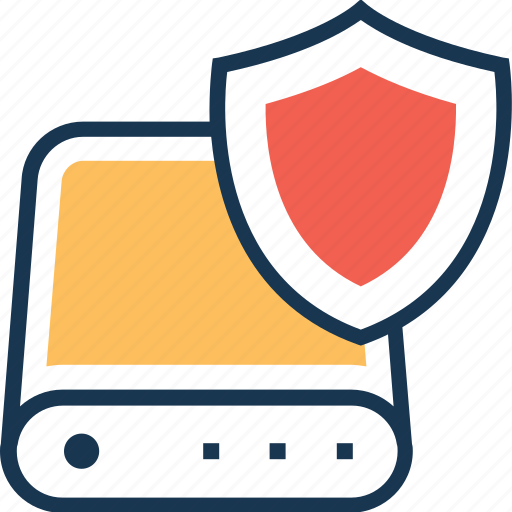 Data, database, defence, protection, shield icon - Download on Iconfinder