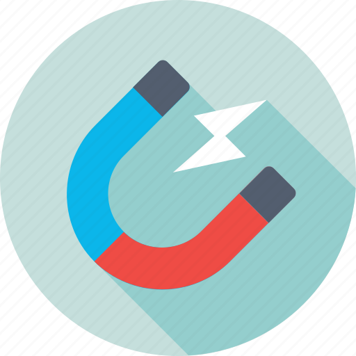 Attraction, horseshoe magnet, interaction, magnet, physics icon - Download on Iconfinder