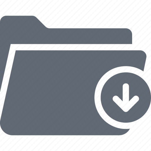 Data storage, download file, downloading tray, folder downloading, save folder icon - Download on Iconfinder