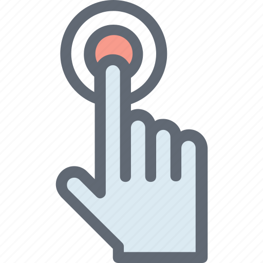 Click, finger click, finger tap, finger touch, hand gesture icon - Download on Iconfinder