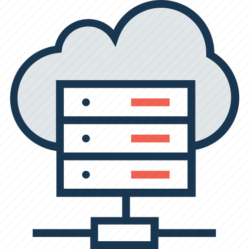 Cloud, computing, domain, server, web hosting icon - Download on Iconfinder