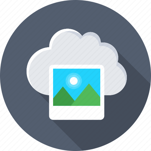 Cloud, cloud computing, image, photo, storage icon - Download on Iconfinder