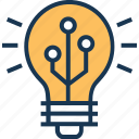 bulb, genius, idea, innovation, power