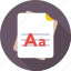 alphabet, article, blog, content, font 