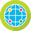 global, global network, globe, map, planet